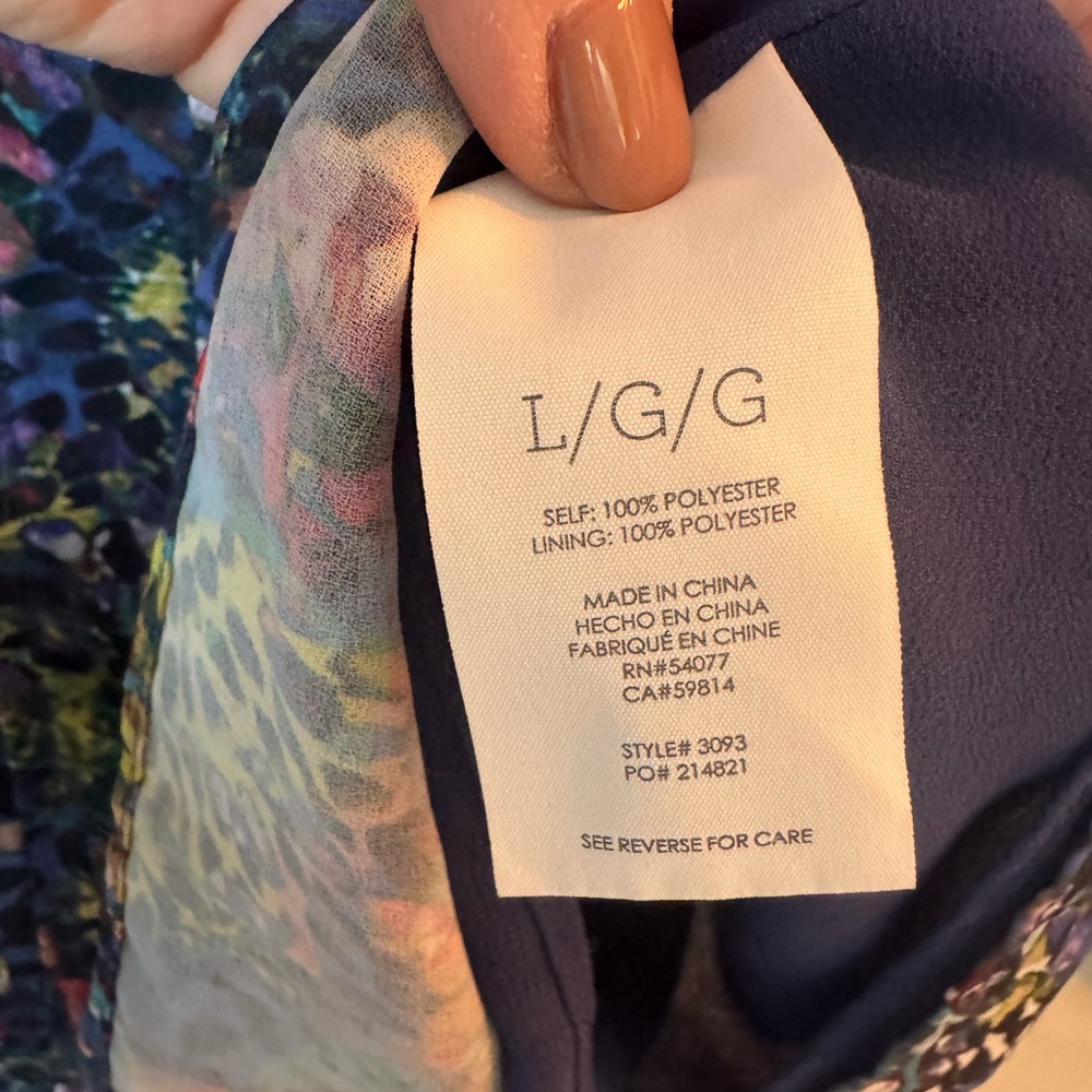 Cabi Stained Gem Multicolor Patterned Blouse Us L - image 3